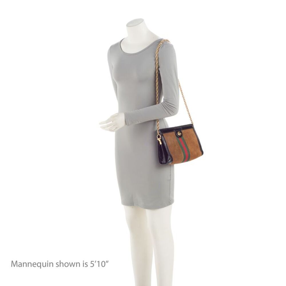 Gucci Suede Ophidia Medium Chain Shoulder Bag - Picture 5 of 15